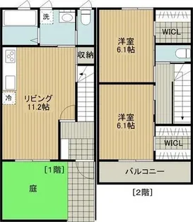 ルシアス【1階】の間取り