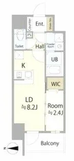 愛知県名古屋市中区正木4丁目【マンション】の間取り