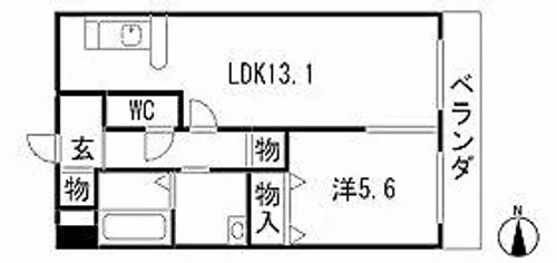 愛知県名古屋市中区平和1丁目【マンション】の間取り