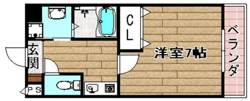 アルハステージ城北【2階】の間取り