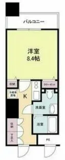 メゾン・ド・ヴィレ大阪城公園前【16階】の間取り