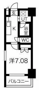 アールズタワー池下西【1階】の間取り