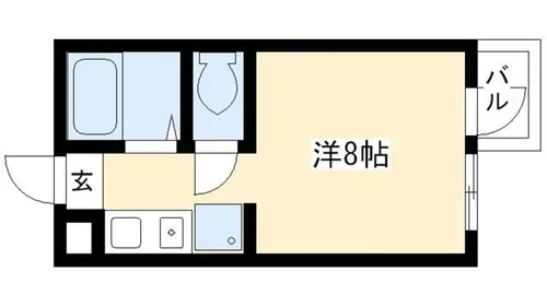 荒畑シティハウス【202号室】の間取り