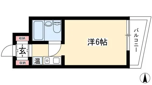 ダイアパレス大須第2【306号室】の間取り