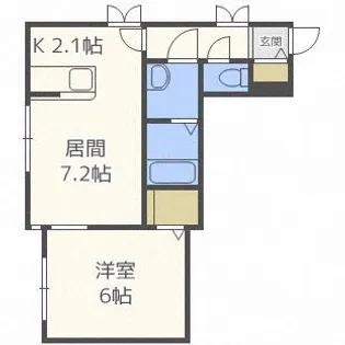 北海道札幌市西区山の手三条11丁目【マンション】の間取り