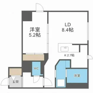 F012KOTONI【704号室】の間取り