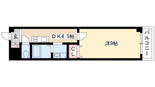ドマーニ上小田井【103号室】の間取り
