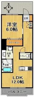 レジデンス北野【3階】の間取り