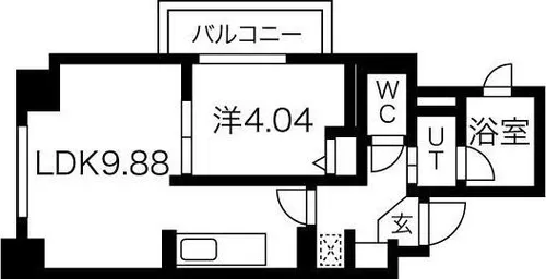 PRIME円山【4階】の間取り