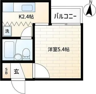 ベストL表参道【3階】の間取り