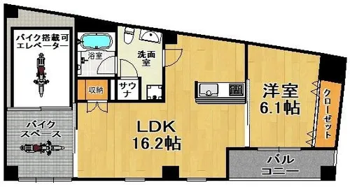 EG-12B【4階】の間取り