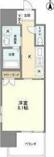 エルメディオ千種【7階】の間取り