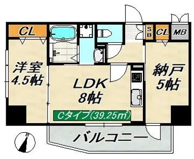 SDグランツ新神戸ステーションフロント【6階】の間取り