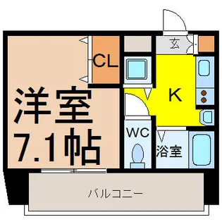 愛知県名古屋市千種区末盛通3丁目【マンション】の間取り