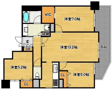 アーバネックス元町通【5階】の間取り