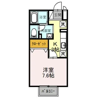 ルース・デ・エスペランサ【2階】の間取り