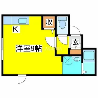 ARTNOW清田【105号室】の間取り