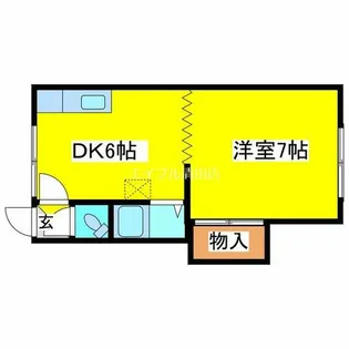 コーポあじさい【201号室】の間取り