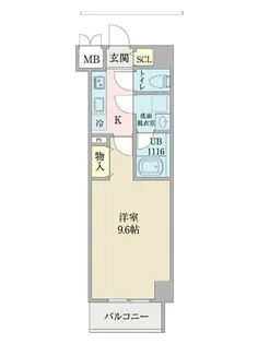LUONTO(ルオント)【0601号室】の間取り
