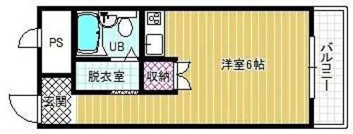 グレープ本町【1階】の間取り