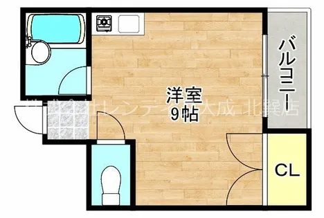 大阪府大阪市生野区田島2丁目【マンション】の間取り