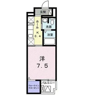 サンリット 城南【4階】の間取り
