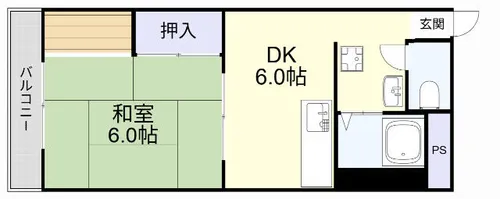 コーポトーチク【202号室】の間取り