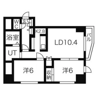 マハトゥール伏見【5階】の間取り