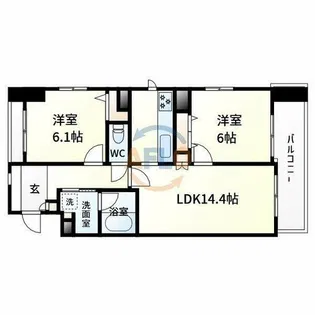 ラグーン新大阪CityLife I【7階】の間取り