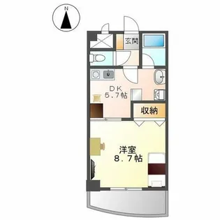 カイラーサ【510号室】の間取り