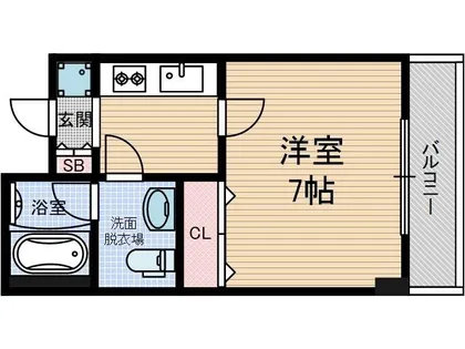 ヴェルドゥール茨木【4階】の間取り
