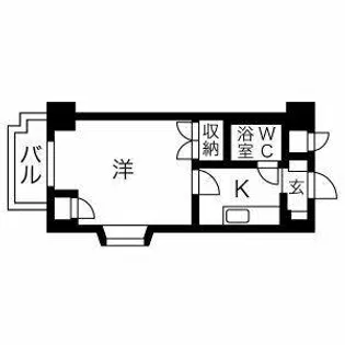 メゾンベルクレール中津【4階】の間取り