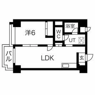 メゾンベルクレール中津【3階】の間取り