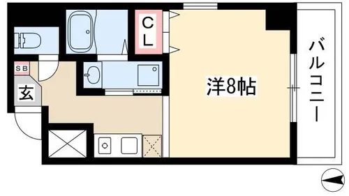 サン・錦本町ビル【403号室】の間取り