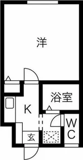 プリミエール協和【1階】の間取り