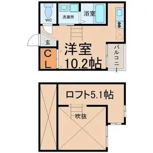 Hause(ハウゼ)【1階】の間取り