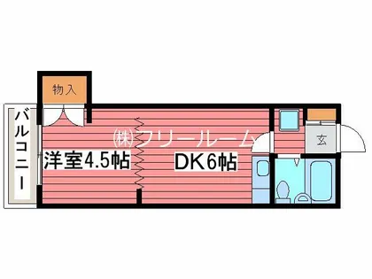 ハイツビバリーヒルズ【4階】の間取り