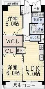 ルーチェ(LUCE)【0301号室】の間取り