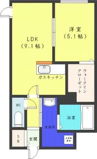 北海道札幌市西区宮の沢一条3丁目【マンション】の間取り