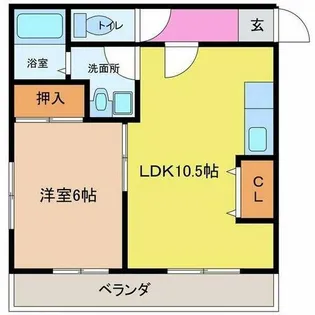 コーポゾンネ【3階】の間取り