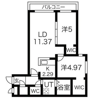 FLYING HORSE MARUYAMA【4階】の間取り