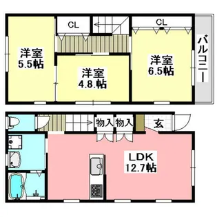 PASSERA彩都(パッセーラサイト)【01号室】の間取り