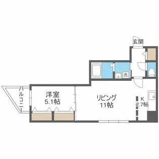 ビッグレジデンス旭ヶ丘【2階】の間取り