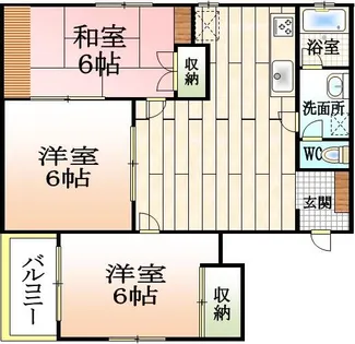 第3津喜地屋ビル【3B号室】の間取り