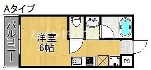 墨江728ハイツ【3階】の間取り