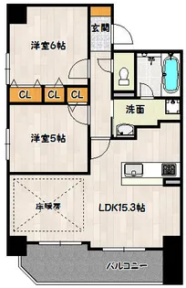 サムティグランツ神戸【6階】の間取り