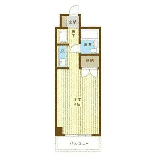 ブルーシャンピア芝川【0401号室】の間取り