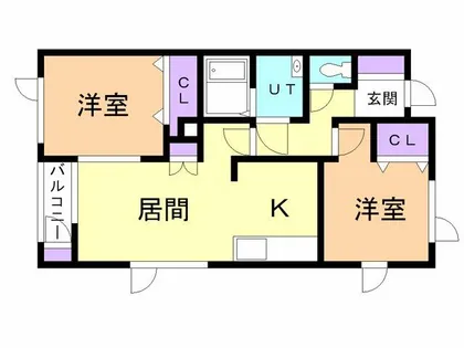 スイスガーデン【1階】の間取り