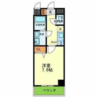 ルミエール久宝寺Ⅱ【3階】の間取り