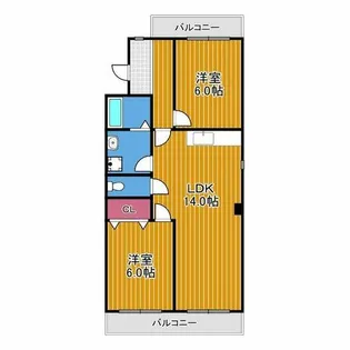 スコルピオ清和【3階】の間取り